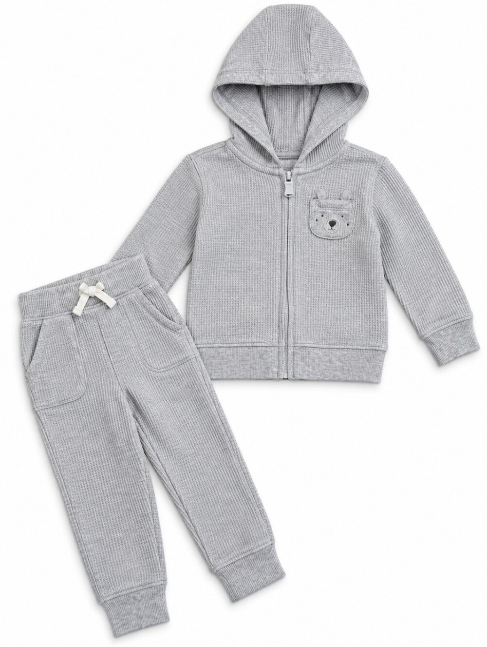 Carter's Thermal 2 Piece Boys 24m Outfit Gray